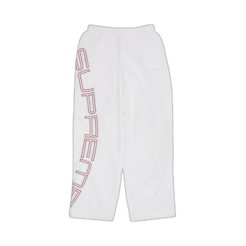 Supreme Spellout Embroidered Track Pant 'White'