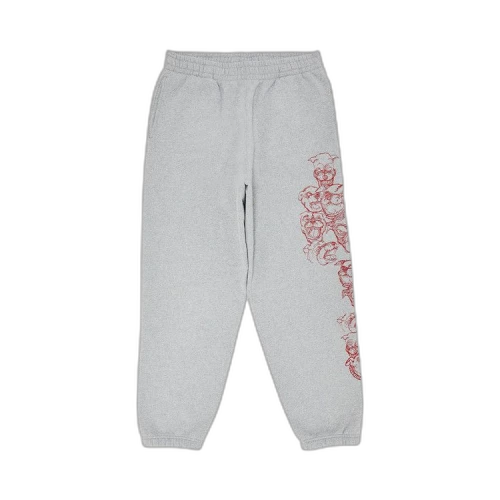 Supreme Pitbulls Embroidered Sweatpant 'Heather Grey'
