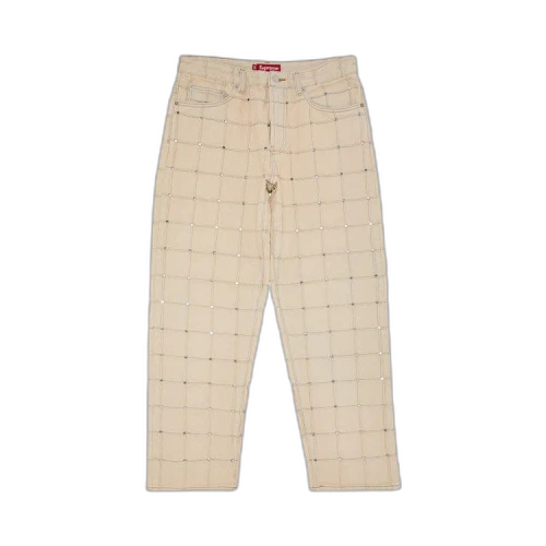 Supreme Studded Seam Loose Fit Jean 'Natural'