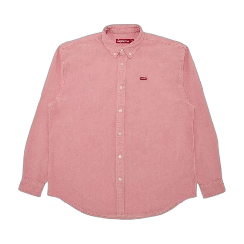 Supreme Small Box Denim Shirt 'Pink'