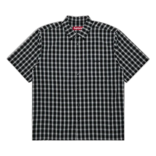 Supreme Mini Plaid Short-Sleeve Shirt 'Black'