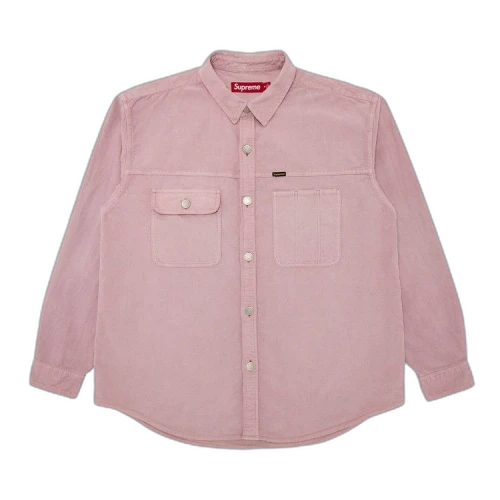 Supreme Washed Corduroy Shirt 'Dusty Pink'