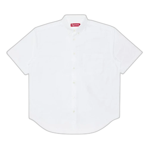 Supreme Loose Fit Oxford Short-Sleeve Shirt 'White'