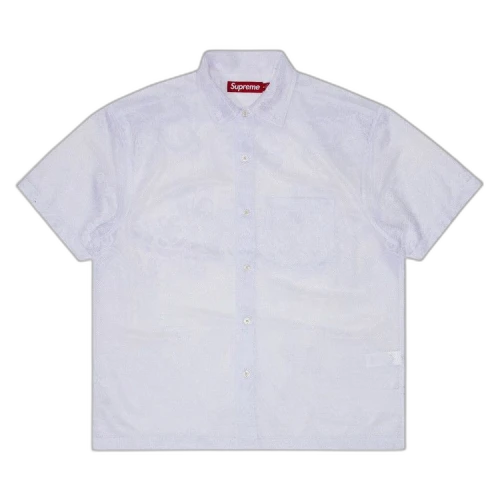 Supreme Last Supper Lace Short-Sleeve Shirt 'White'