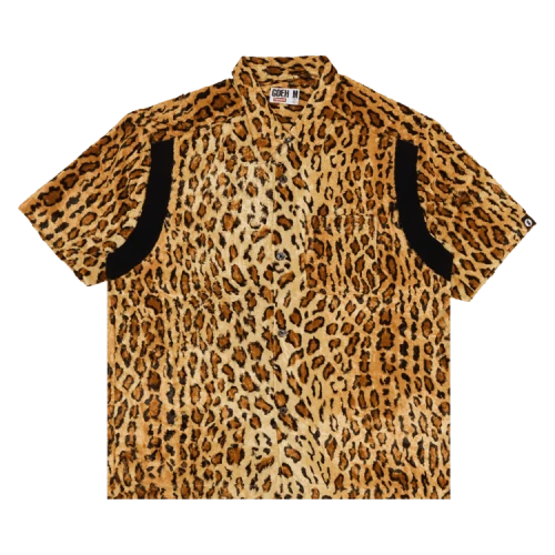 Supreme x Goodenough Crushed Rayon Pile Short-Sleeve Shirt 'Leopard'