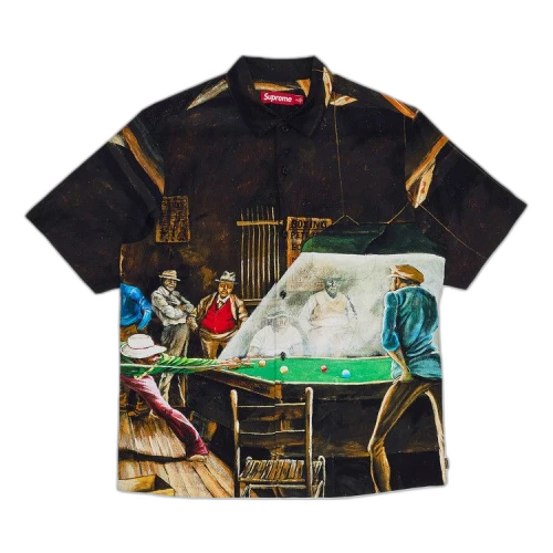 Supreme x Ernie Barnes Short-Sleeve Shirt 'Pool Hall'