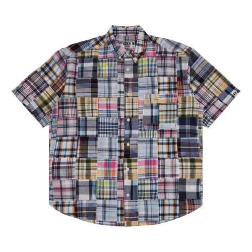 Supreme x Goodenough Patchwork Madras Short-Sleeve Shirt 'Multicolor'