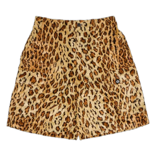 Supreme x Goodenough Crushed Rayon Pile Cargo Short 'Leopard'