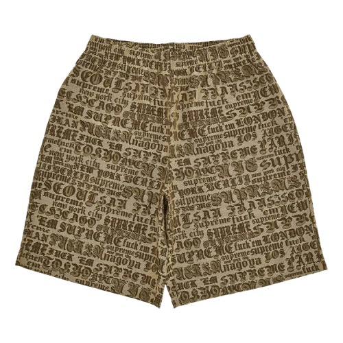 Supreme Cities Jacquard Short 'Tan'