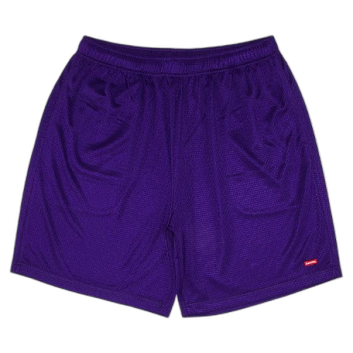 Supreme Small Box Baggy Mesh Short 'Purple'