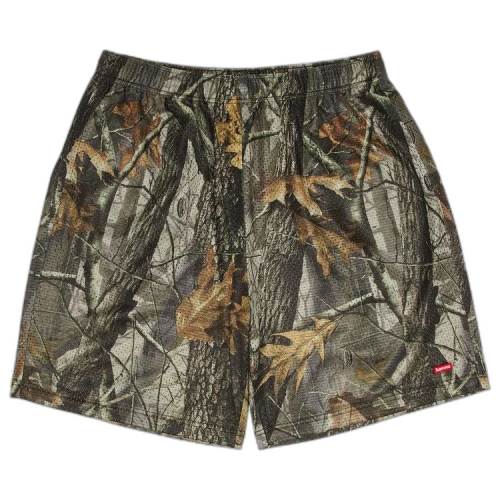 Supreme Small Box Baggy Mesh Short 'Realtree Hardwoods Camo'
