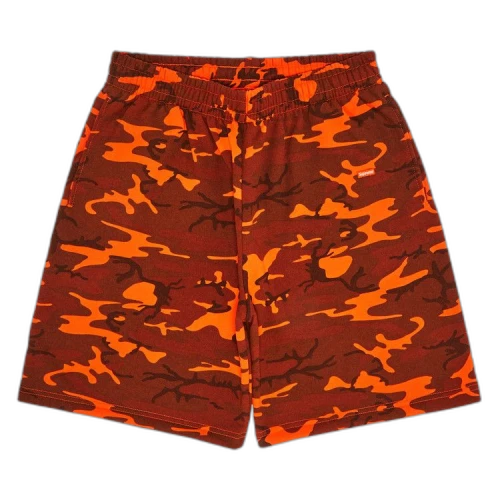Supreme Small Box Sweatshort 'Bright Orange Camo'