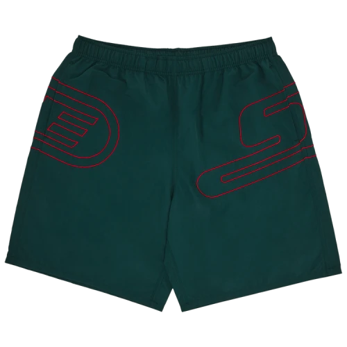 Supreme Big Logo Nylon Short 'Dark Green'