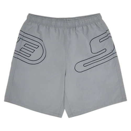 Supreme Big Logo Nylon Short 'Grey'