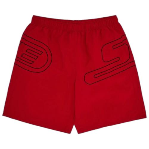 Supreme Big Logo Nylon Short 'Red'
