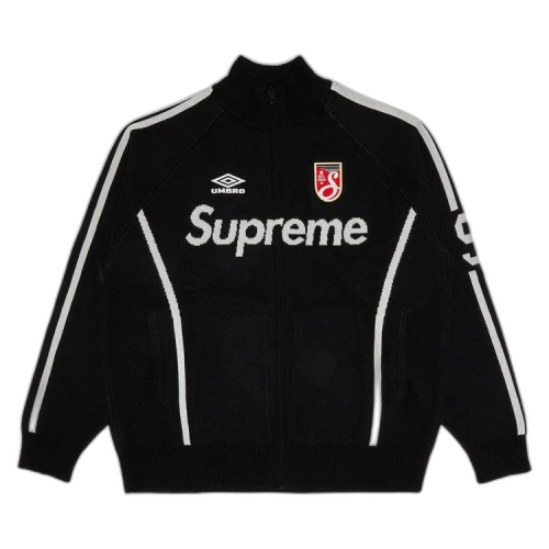 Supreme x Umbro Zip Up Sweater 'Black'