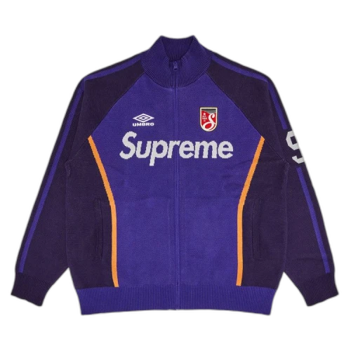 Supreme x Umbro Zip Up Sweater 'Purple'