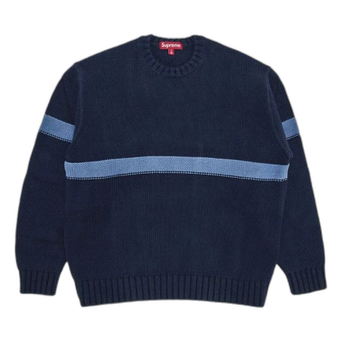 Supreme Tonal Appliqué Sweater 'Navy'