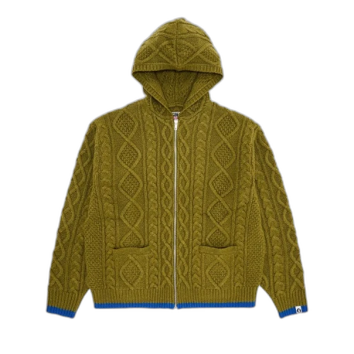 Supreme x Goodenough Zip Up Hooded Sweater 'Olive'