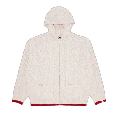 Supreme x Goodenough Zip Up Hooded Sweater 'Stone'