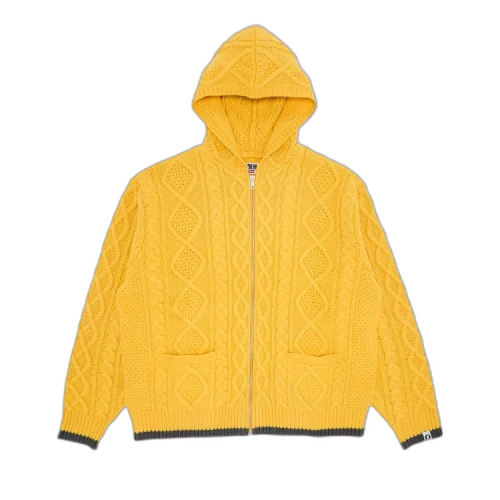 Supreme x Goodenough Zip Up Hooded Sweater 'Yellow'