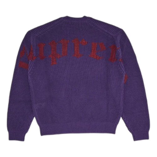 Supreme Old English Printed Sweater 'Purple'