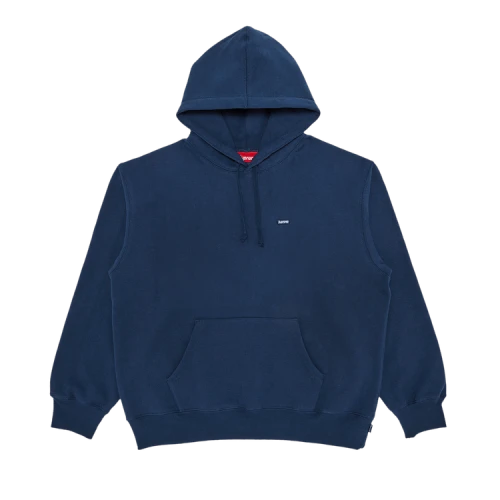 Supreme Small Box Hooded Sweatshirt 'Dark Blue'