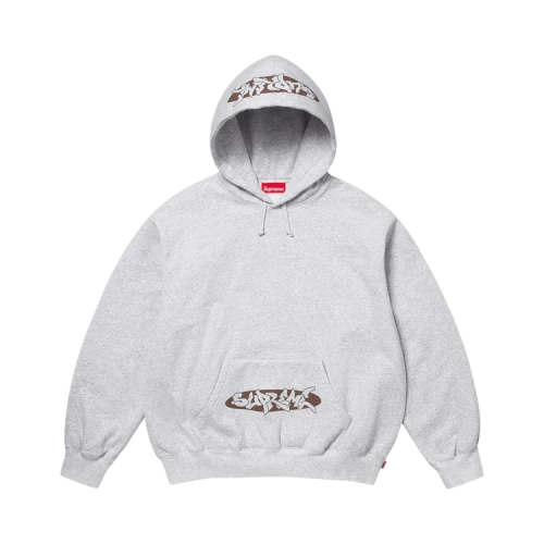 Supreme New World Order Hooded Sweatshirt 'Ash Grey'