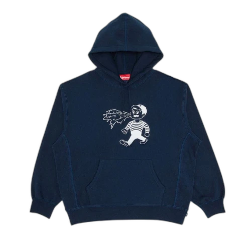 Supreme x Homerun Hooded Sweatshirt 'Navy'