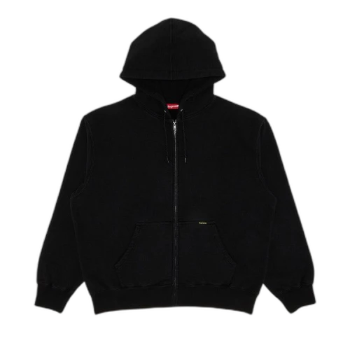 Supreme Work Zip Up Hooded Sweatshirt 'Black'