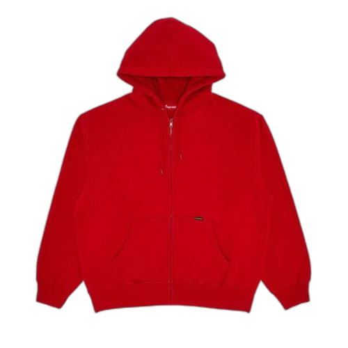 Supreme Work Zip Up Hooded Sweatshirt 'Red'