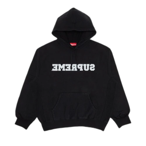 Supreme Reverse Hooded Sweatshirt 'Black'