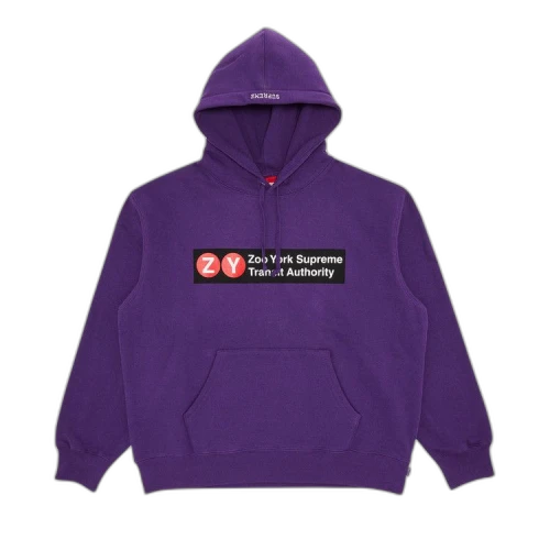 Supreme x Zoo York Hooded Sweatshirt 'Purple'