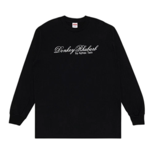 Supreme x Aphex Twin Donkey Rhubarb Long-Sleeve Tee 'Black'