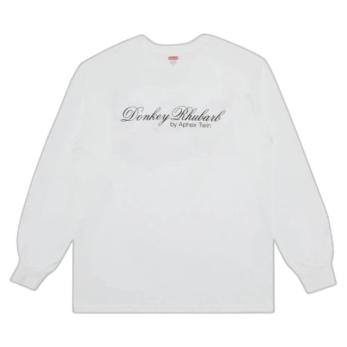 Supreme x Aphex Twin Donkey Rhubarb Long-Sleeve Tee 'White'