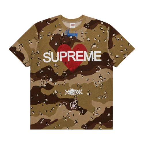 Supreme Announcing Tee 'Chocolate Chip Camo'