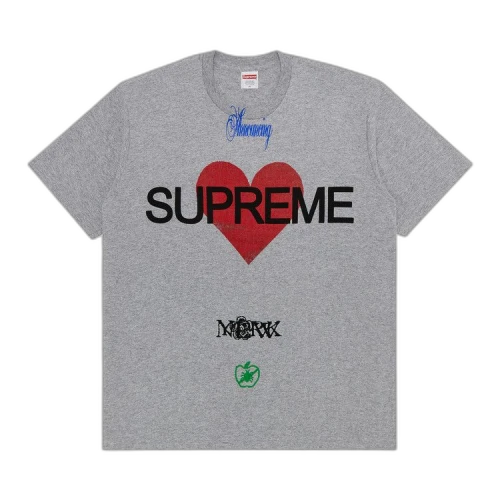 Supreme Announcing Tee 'Heather Grey'