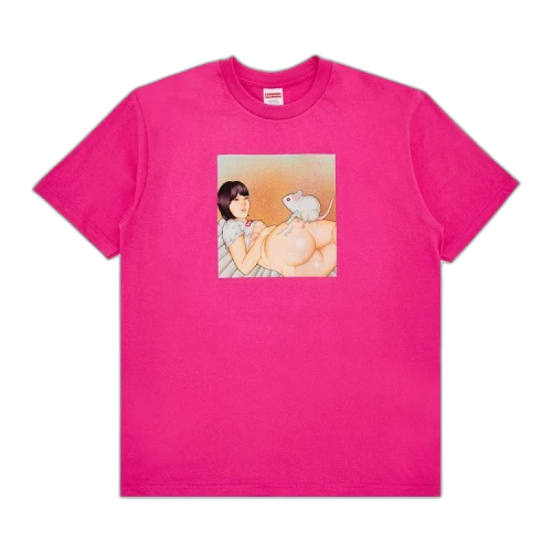 Supreme Mouse Tee 'Fuchsia'