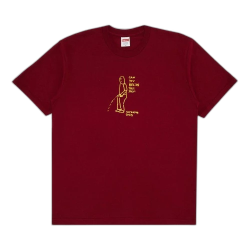 Supreme Piss Tee 'Cardinal'