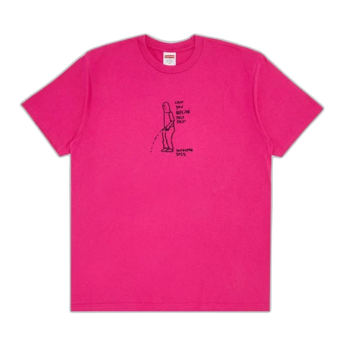 Supreme Piss Tee 'Fuchsia'