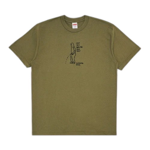 Supreme Piss Tee 'Olive'