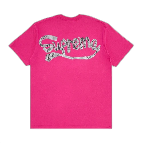 Supreme Tape Tee 'Fuchsia'
