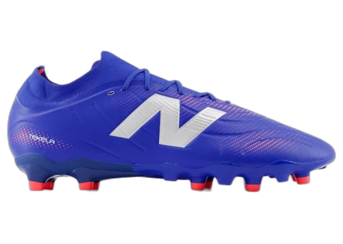 New Balance Tekela Team Low Laced FG V5 Blue Gemstone Energy Red Silver