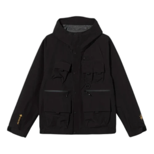 Stussy x GORE-TEX Unisex Zipper Hooded Jacket Black
