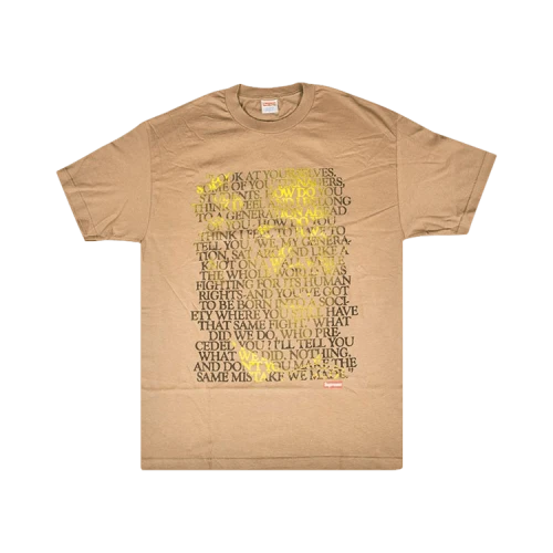 Supreme Malcolm T-Shirt 'Brown'