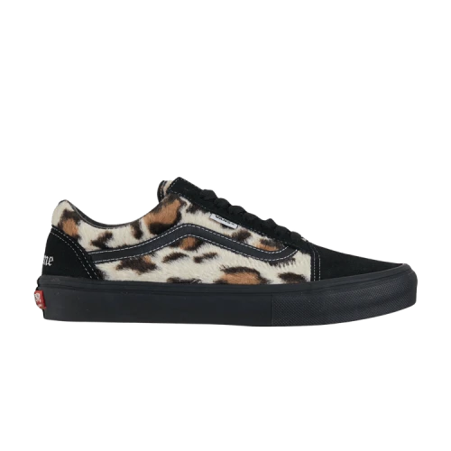 Vans Supreme x Skate Old Skool 'Leopard Pack - Black'