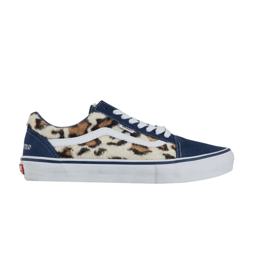Vans Supreme x Skate Old Skool 'Leopard Pack - Navy'