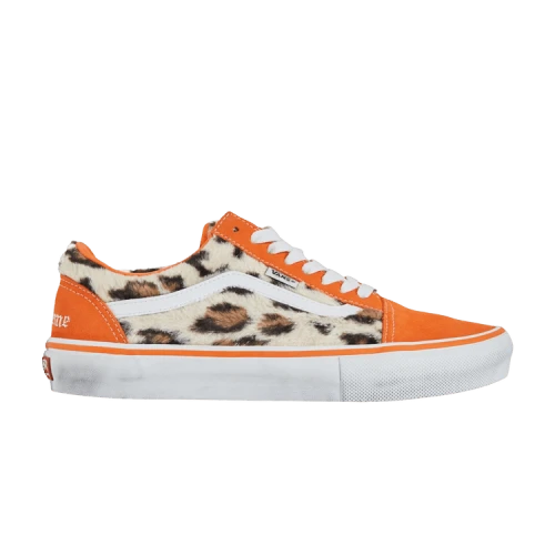 Vans Supreme x Skate Old Skool 'Leopard Pack - Orange'