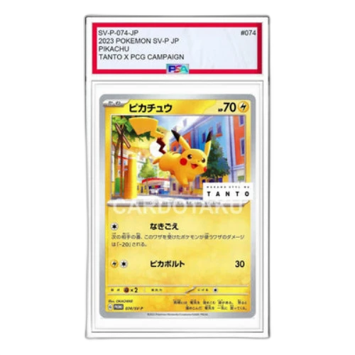 Pokemon SV-P Promotional cards [TANTO x Pokemon Card Game] [SV-P 074] 'Pikachu: PROMO'