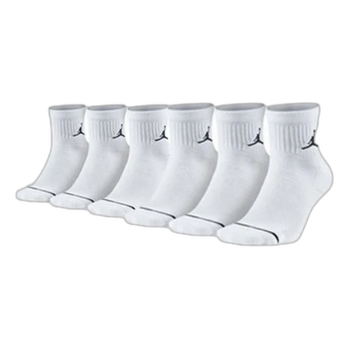 Air Jordan Flying Man Logo Mid Tops Breathable Basketball Training Socks Couple Style White
